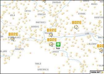 map of Bare