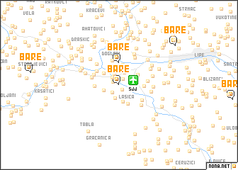 map of Bare