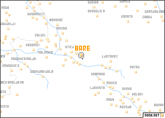 map of Bare