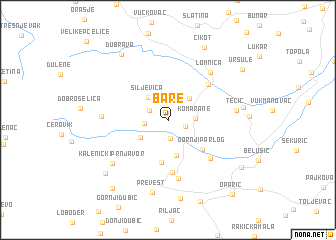 map of Bare