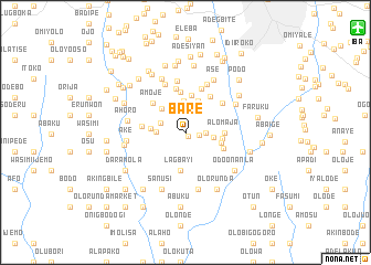 map of Bare