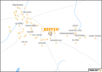 map of Barfeh