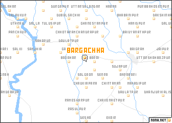 map of Bargachha