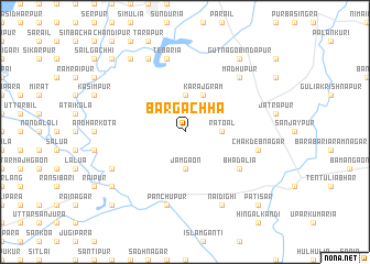 map of Bargāchha