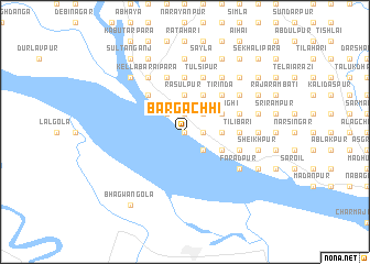 map of Bargāchhi