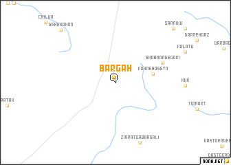 map of Bārgāh