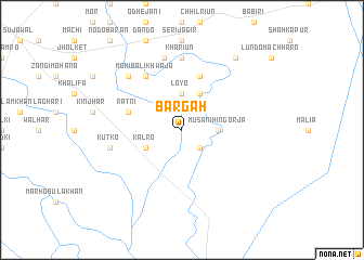 map of Bārgāh