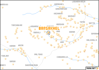 map of Barga Khel