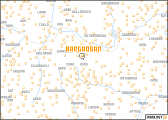 map of Bar Gāosar