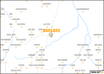 map of Bargare