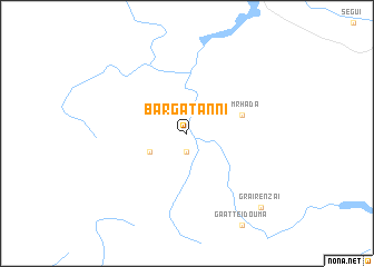 map of Bargatanni