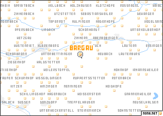 map of Bargau