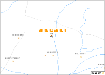 map of Bargaz-e Bālā