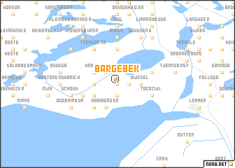 map of Bargebek