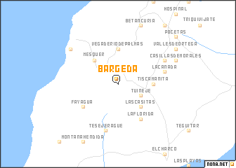 map of Bargeda