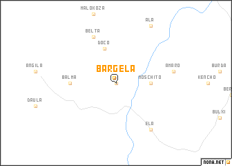 map of Bargela