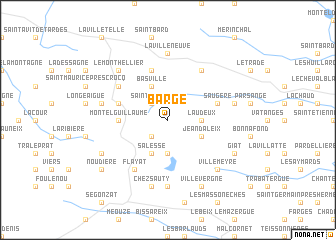 map of Barge