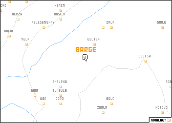 map of Bargē