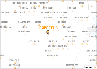 map of Bargfeld