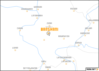 map of Barghanī