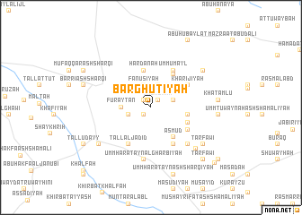 map of Barghūtīyah