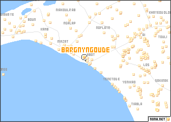 map of Bargny Ngoude