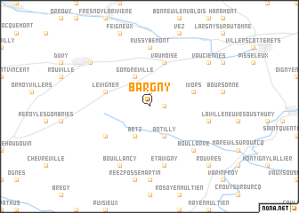 map of Bargny