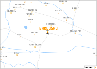 map of Bǝrgüşad