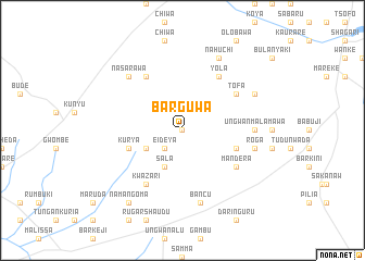 map of Barguwa