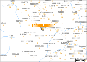 map of Barḩ al ‘Awāmir