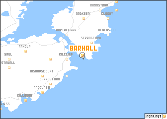 map of Bar Hall