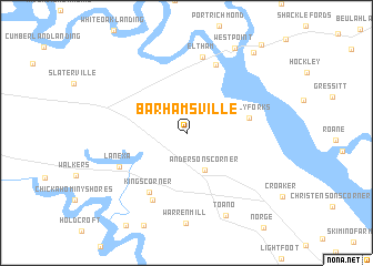 map of Barhamsville