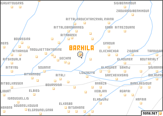 map of Barhila