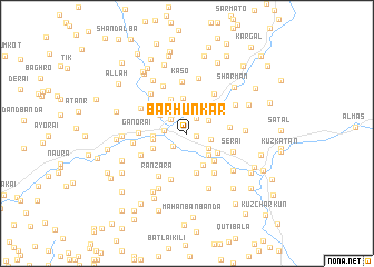 map of Bar Hunkār