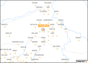 map of Bariāh