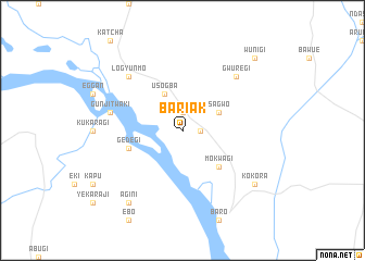map of Bariak