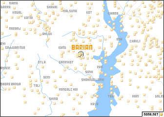 map of Bāriān