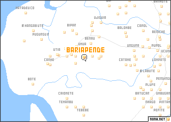 map of Bariapende