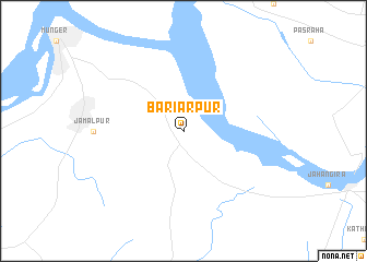 map of Bariārpur