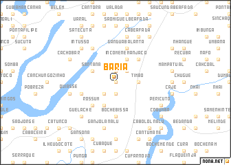 map of Bária