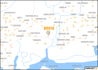 map of Baria