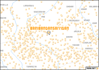 map of Bāri Bandān Saiyidān