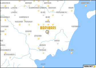 map of Baribari