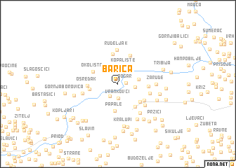 map of Barica