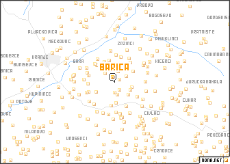 map of Barica