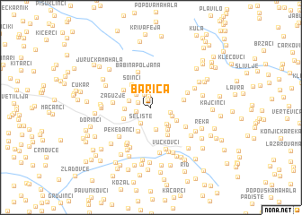 map of Barica