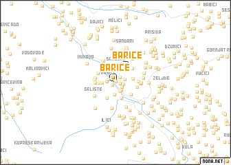 map of Barice