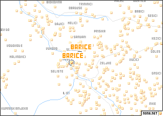 map of Barice