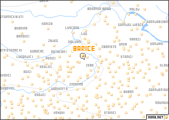 map of Barice