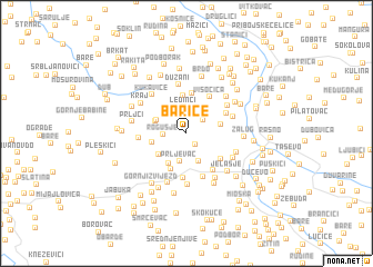 map of Barice